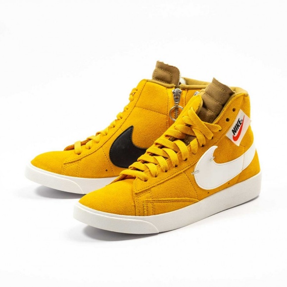 nike blazer mid rebel yellow